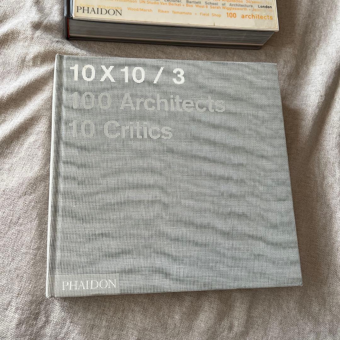 10 X 10 / 3 100 Architects 10 Critics 2冊