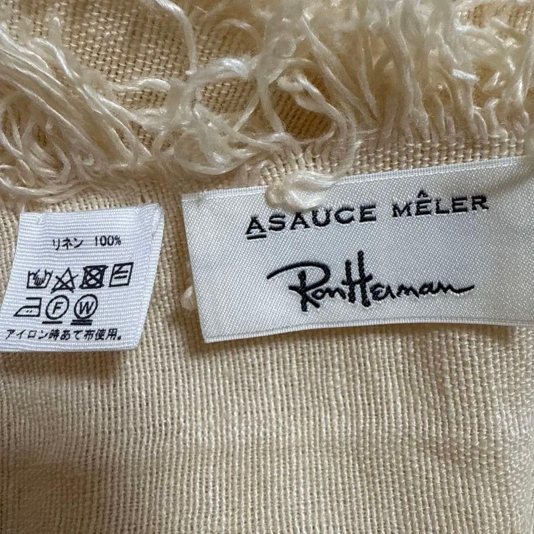 ASAUCE MÉLÈR × Ron Herman リネンフリンジストール