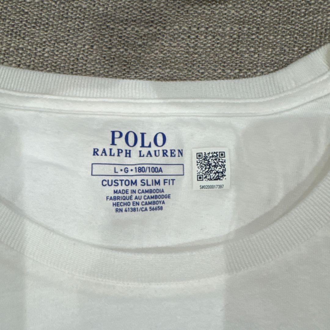 藤*様 Polo Ralph Lauren Tシャツ 白 Lサイズ ポロラルフロ