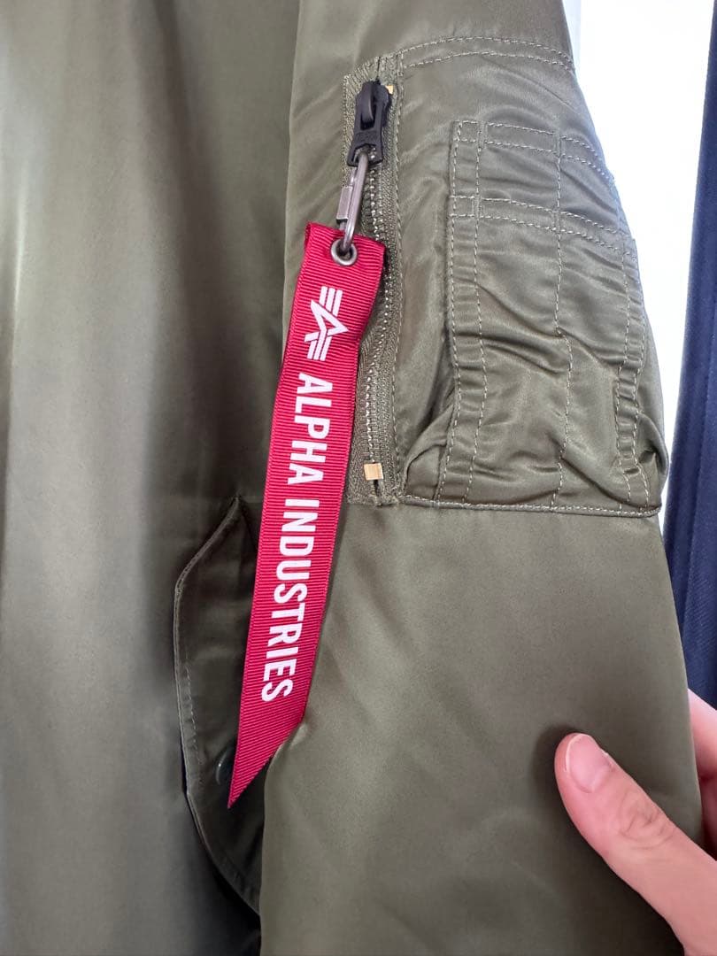 【極美品】ALPHA INDUSTRIES MA-1 フライトジャケット L