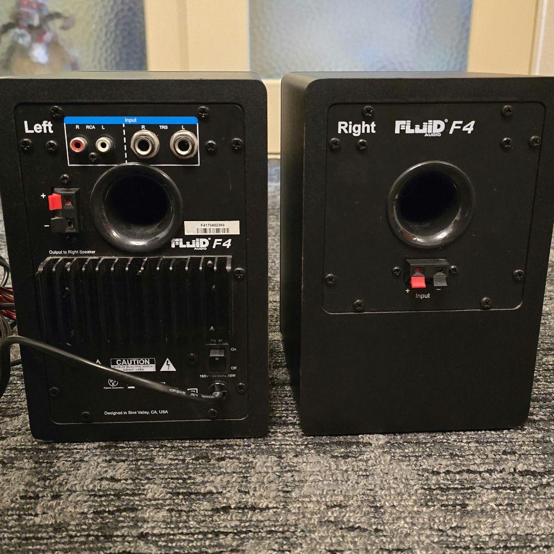 まつ様 Fluid Audio F4 モニタースピーカー