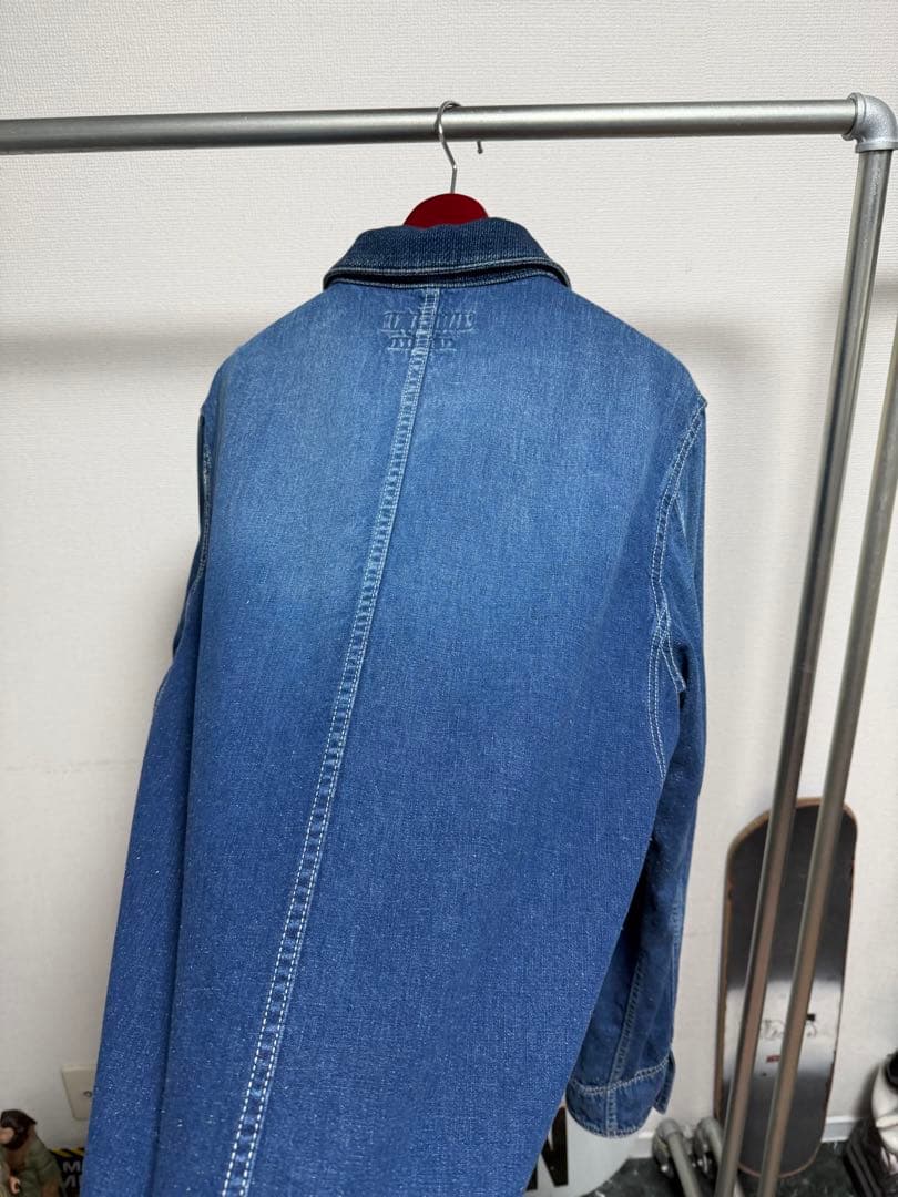 FDMTL COVERALL JACKET パッチワーク カバーオール　デニム3