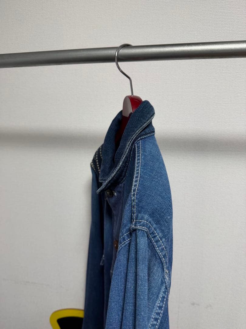 FDMTL COVERALL JACKET パッチワーク カバーオール　デニム3