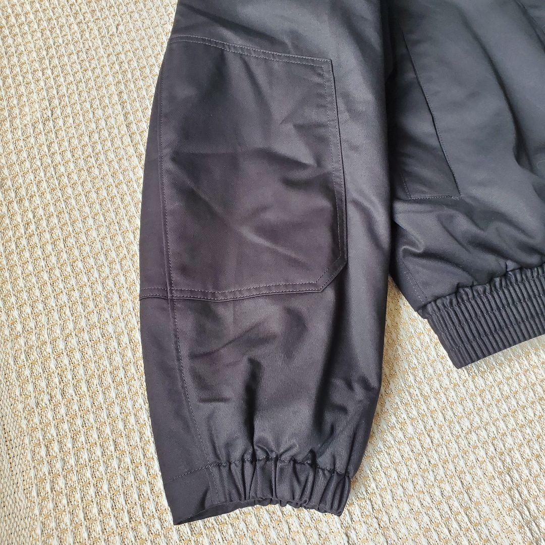 未使用 UNIQLO U パフテックショートブルゾン XL ブラック