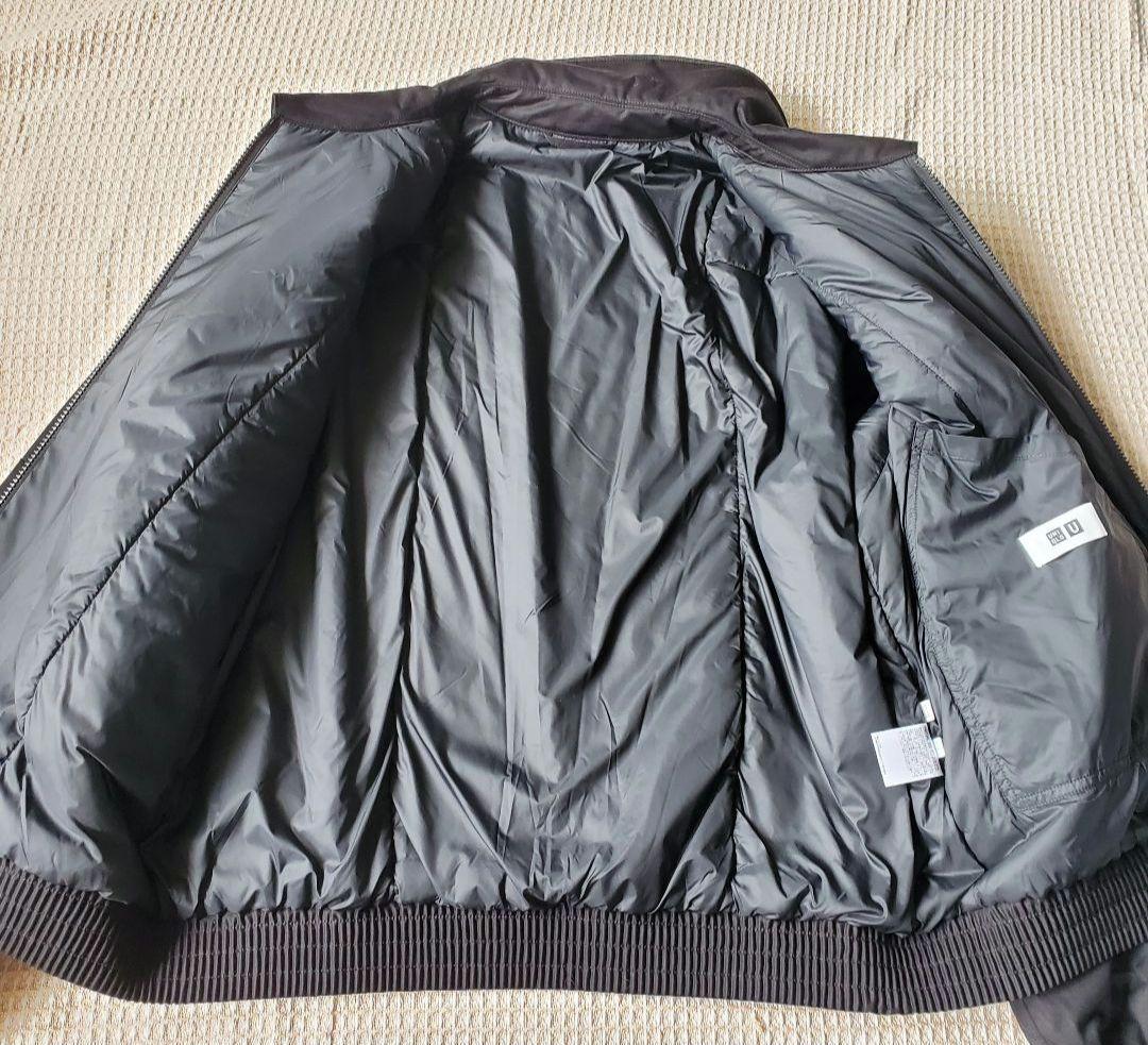 未使用 UNIQLO U パフテックショートブルゾン XL ブラック