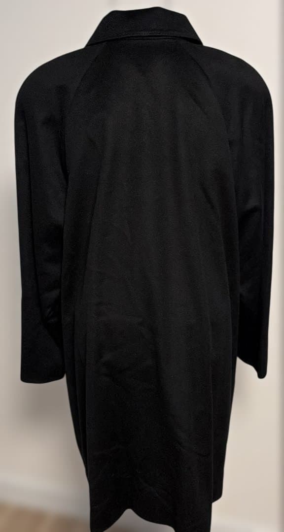 カシミヤ　100% ロングコート　黒
