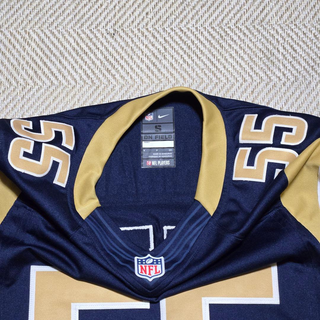 【美品】NIKE ナイキ NFL ロサンゼルスラムズ ゲームシャツ　Sサイズ
