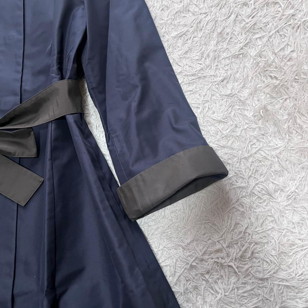 20万 極美品 フォクシー ロングコート coat toffee シルク100