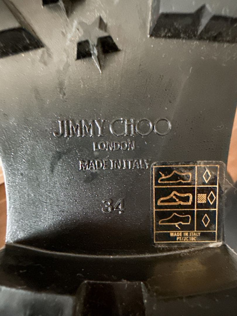 【美品】定価10万　jimmychoo ジミーチュウ　レインブーツ