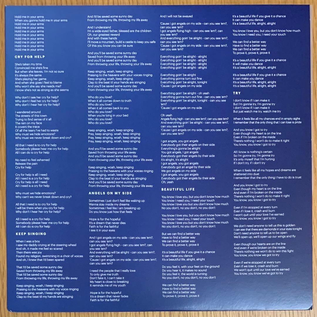 【美品】リック・アストリー／THE BEST OF ME カラー青盤２枚組 LP