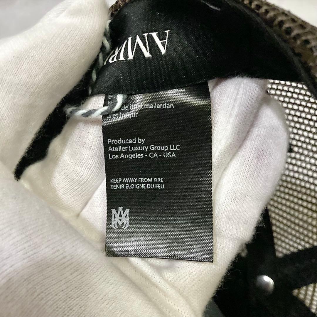 新品正規品 AMIRI MA OUTLINE TRUCKER HAT キャップ