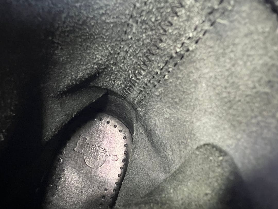 UK4_23cm Dr.Martens 1460 MONO 8ホールブーツ 黒