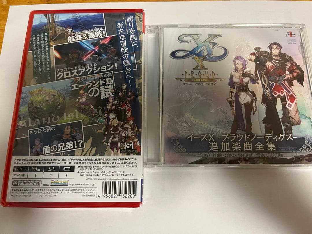 イース X プラウドノーディクス ソフト＋特典 任天堂Switch2ソフト