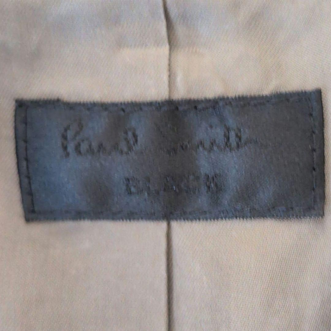 大きいサイズPaul Smith BLACK マルチストライプ トレンチコート