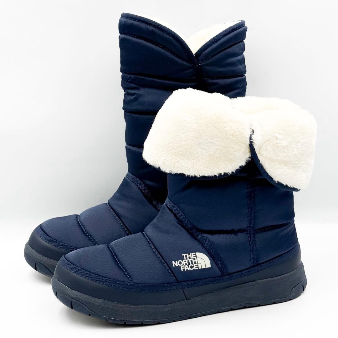 極美品 ノースフェイス スノーブーツ 24.0 プリマロフト 防寒 2way