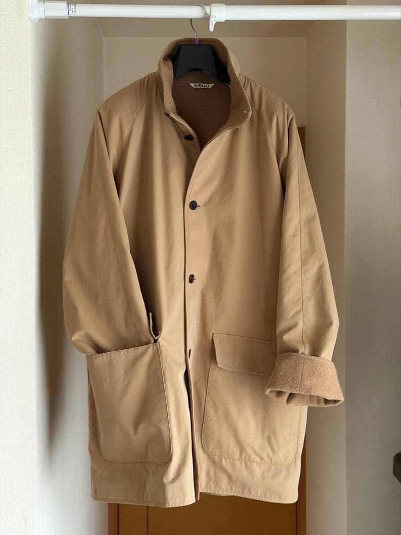AURALEE 22AW アルパカウールギャバジンブルゾン
