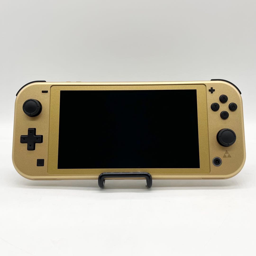 【美品・完品】Switch Lite ゴールド本体 ゼルダの伝説 ハイラルED