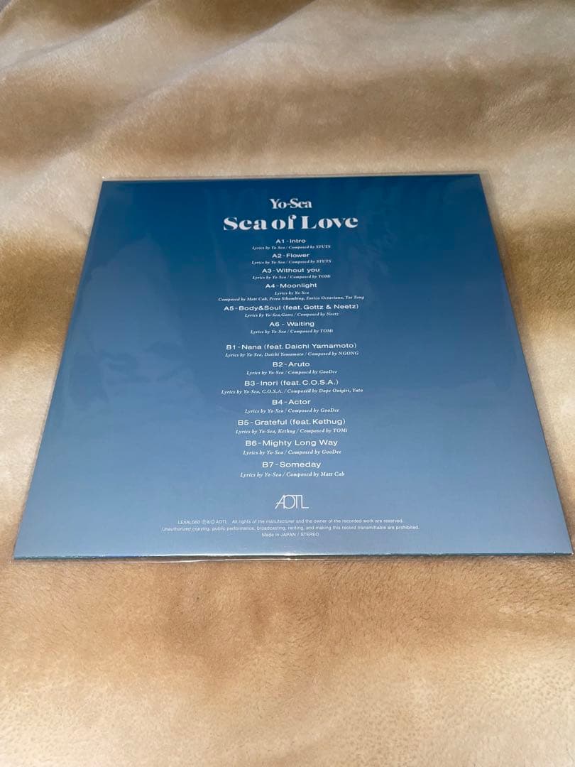 Yosea - Sea of love - アナログレコード