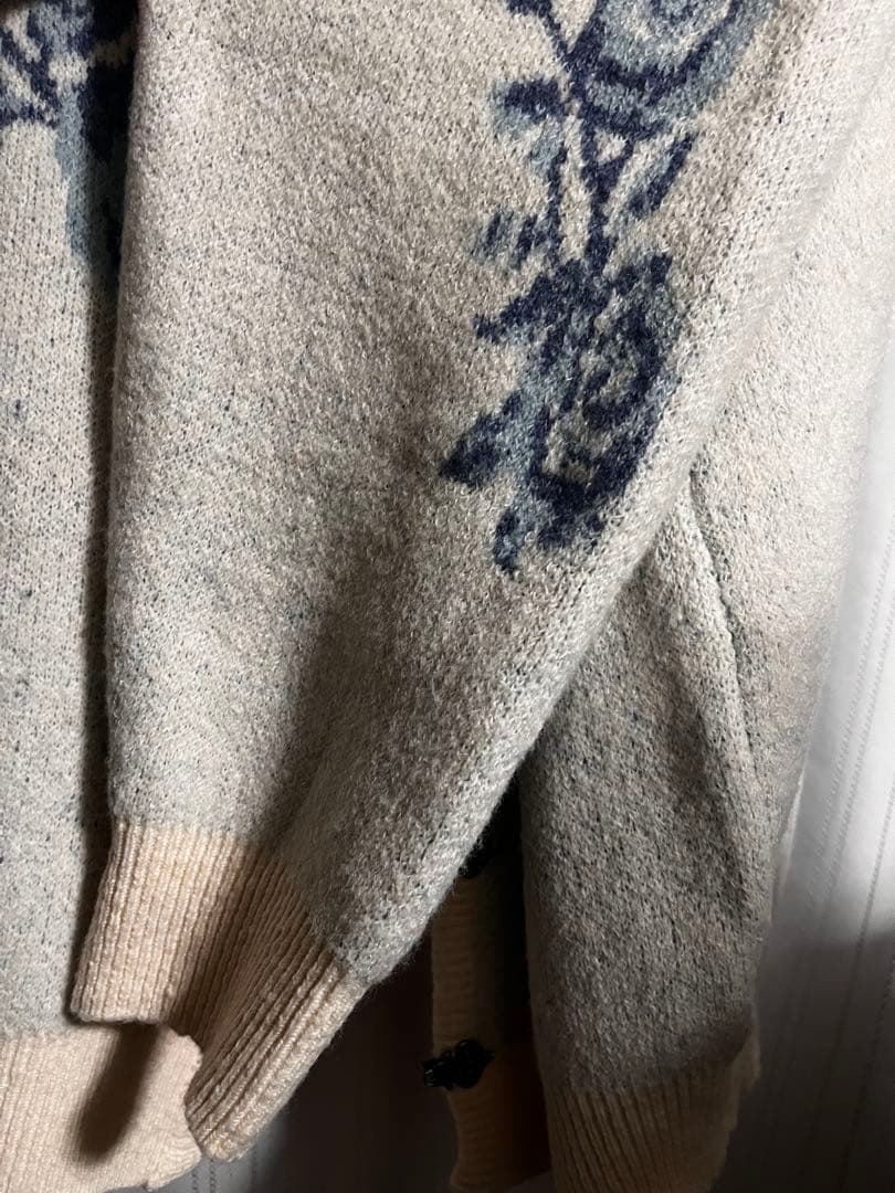 idem イデム　flower china cardigan