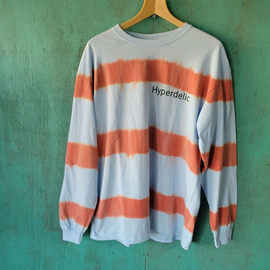 BLACKWEIRDOS ロンT XL タイダイ メッセージプリント