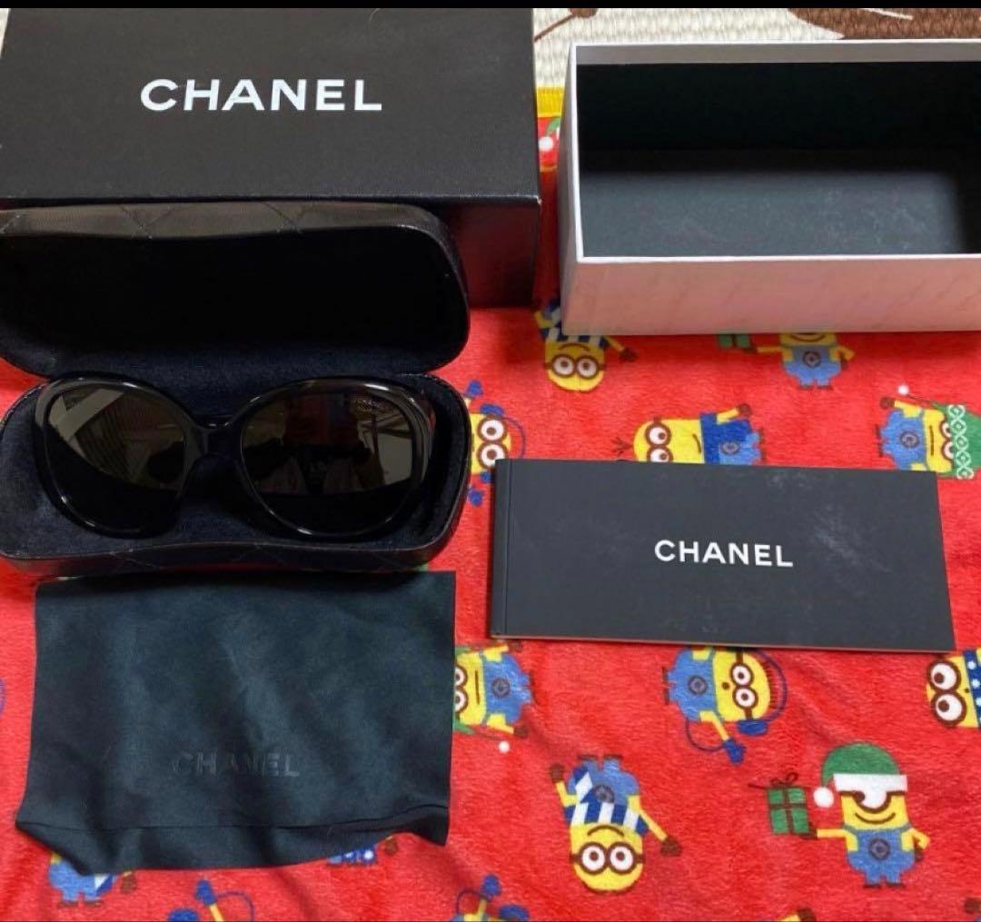 CHANEL サングラス　レディース　ブラック　自宅保管