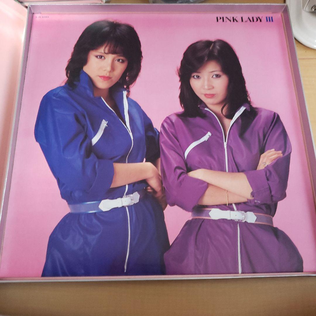 PINK LADY LPレコード 3枚組BOX銀箱