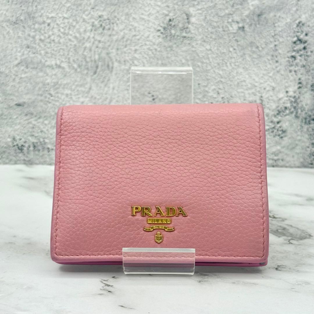 ◆◆おはなさん専用◆◆【美品】PRADA プラダ 二つ折り財布 本革レザー 付属