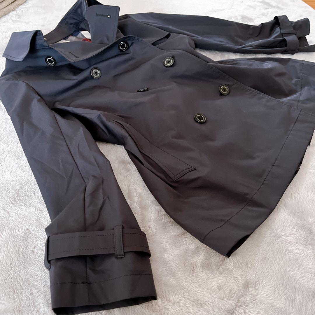 MACKINTOSH PHILOSOPHY ハーフトレンチコート 38 黒 撥水