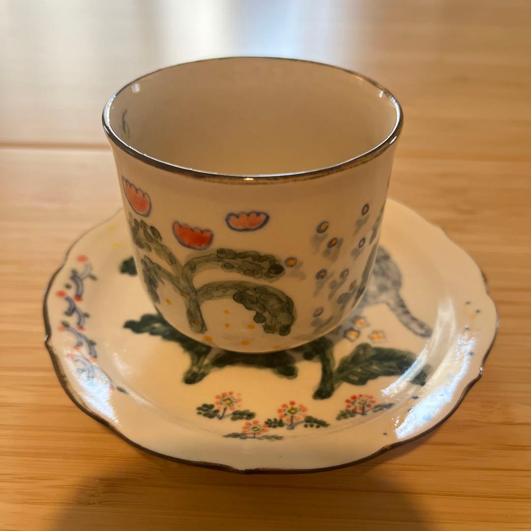 ミシャコシャ　MIZACOSHA＊カップ＆ソーサー　磁器