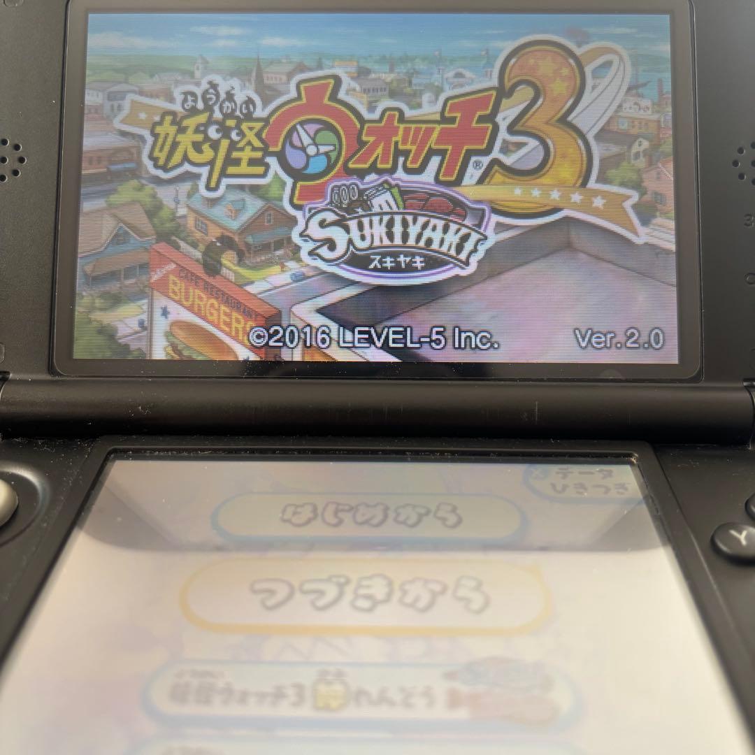 【動作確認⭕️】プレイ340時間！3DS 妖怪ウォッチ3 スキヤキ＋スシ＋テンプラ