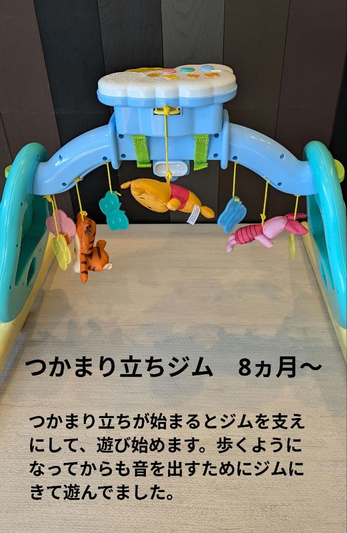 【美品】 えらべる回転6wayジムにへんしんメリー プーメリー くまのプーさん