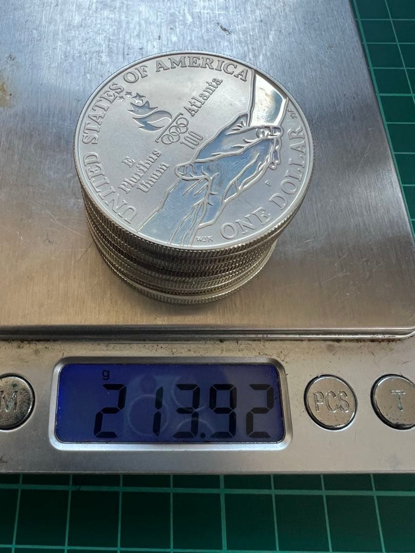 外国銀貨　アメリカ1D銀貨　8枚まとめロット