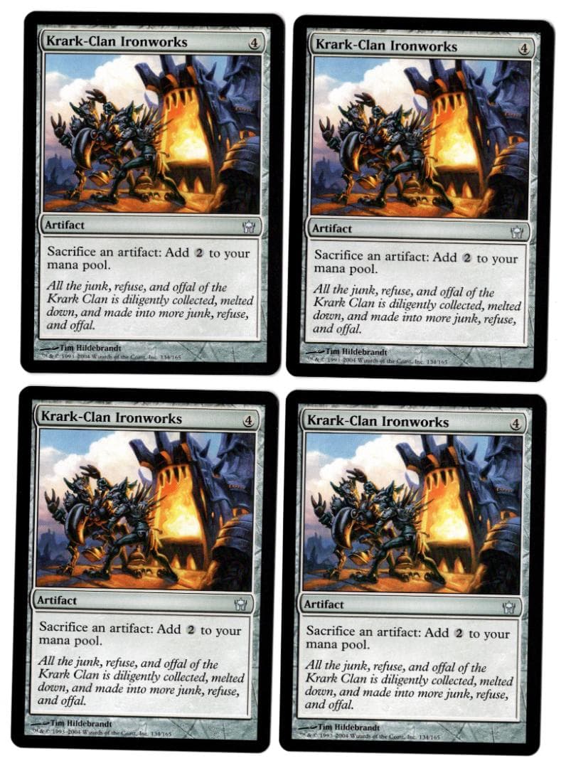 MTG 5DN クラーク族の鉄工所(EN) 4枚セット