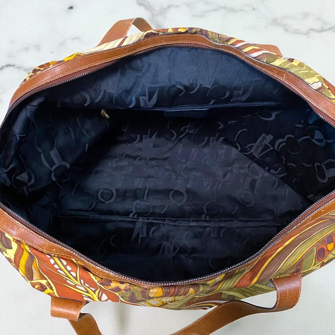希少✨Salvatore Ferragamo Animal Boston Bag