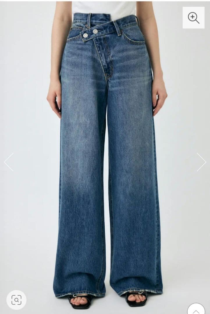 MOUSSY　CROSS WAIST WIDE ストレート