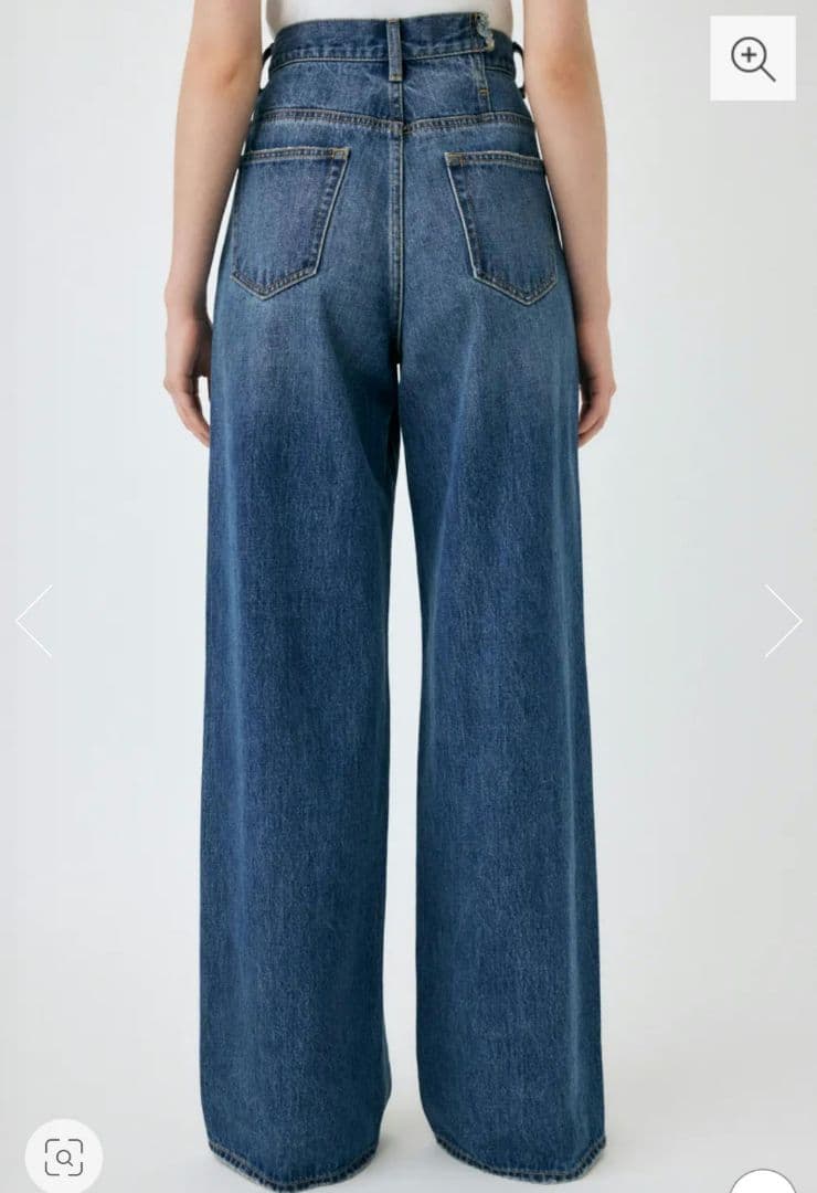 MOUSSY　CROSS WAIST WIDE ストレート