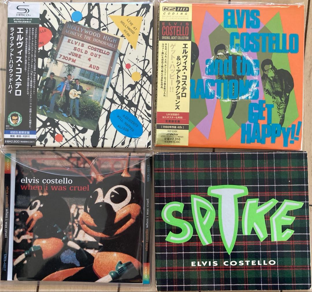 【値下げ】エルビス・コステロ 8枚CD セット　紙ジャケ×6 他CD2枚