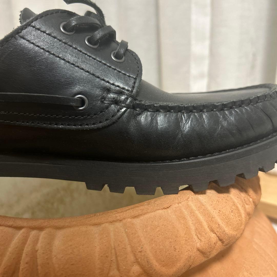 UNITED ARROWS デッキシューズ ブラック