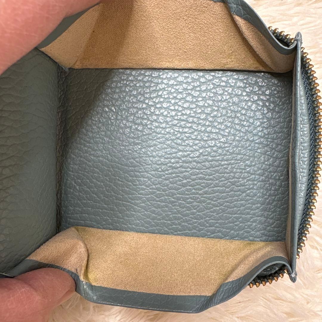 【美品】HerSchedule ハースケジュール　二つ折り財布　メゾンブルー