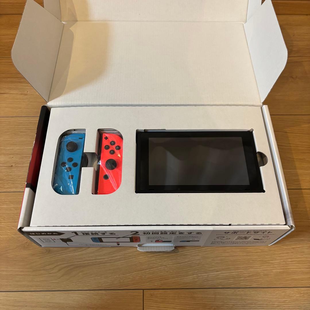 【付属品完備】Nintendo Switch 本体 ネオンブルー/ネオンレッド