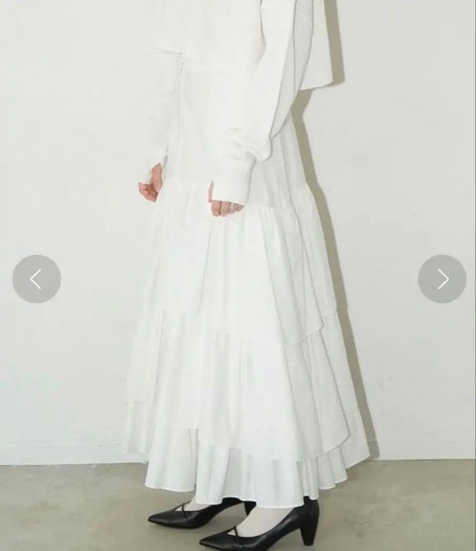 スカート CLANE VOLUME FRILL SKIRT