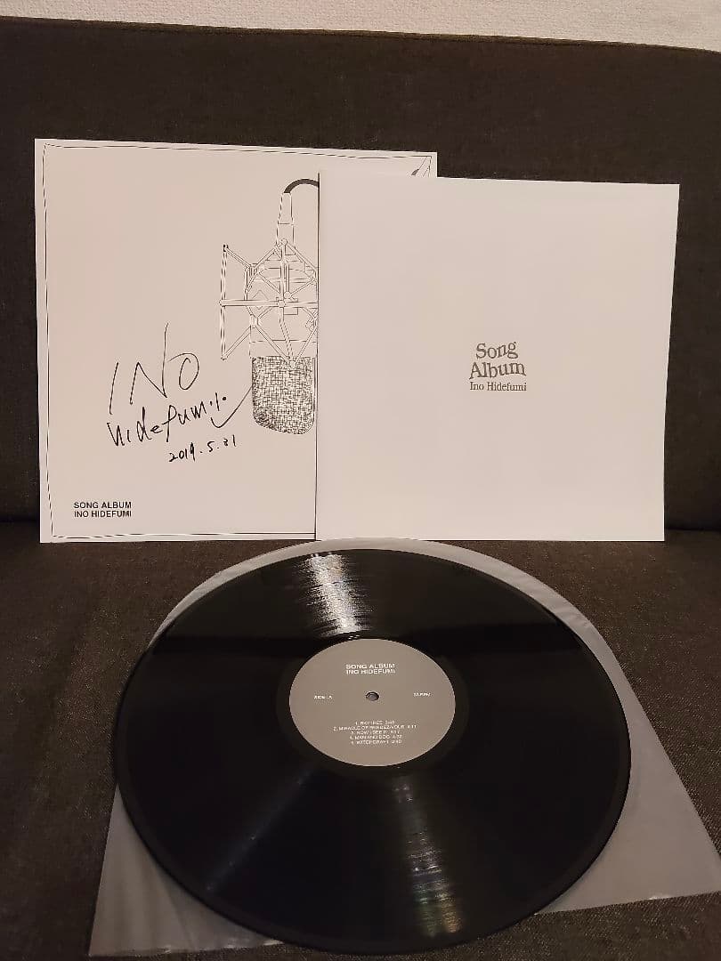 激レア!サイン入!INO hidefumi『SONG ALBUM』レコード