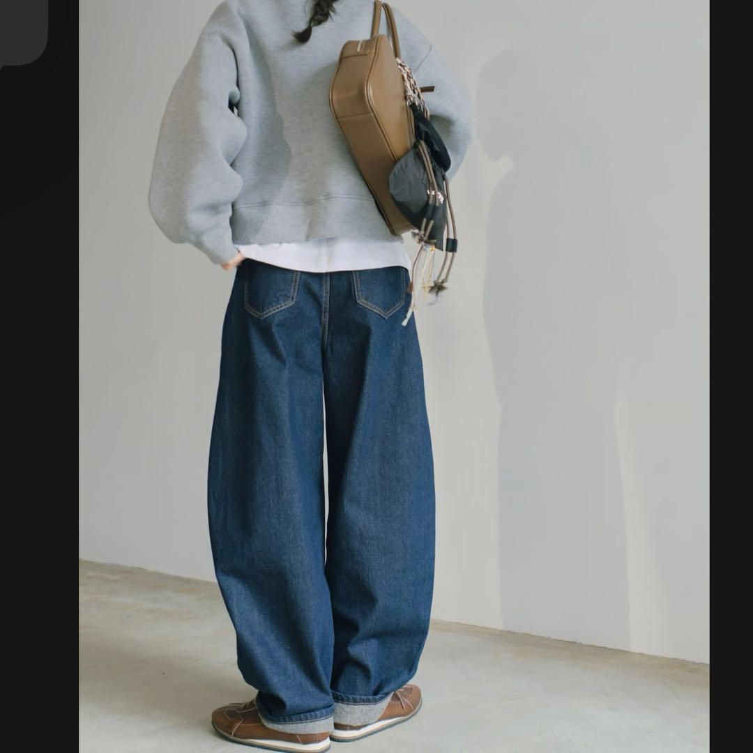 新品 fashiru wide tapered denim size1