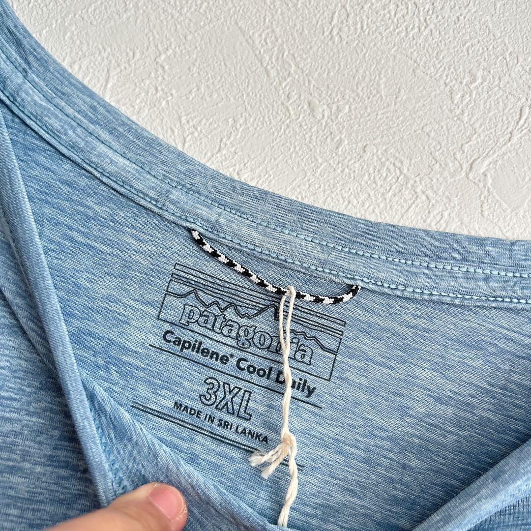 【3XL】patagonia Capilene Cool Tシャツライトブルー