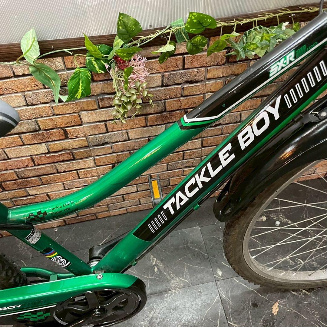 【125】子供用自転車 子供車 TACKLE BOY グリーン 26インチ