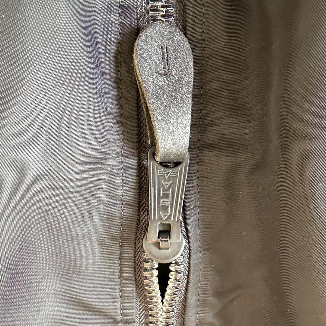 ✨リバーシブル✨美品 (M) ALPHA MA-1 黒×緑 フライトジャケット