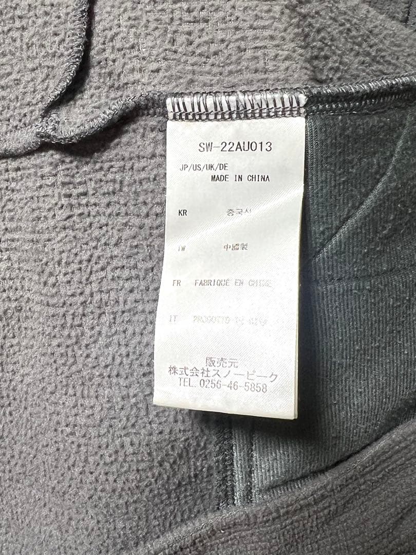 【一時値下げ】スノーピーク| Grid Fleece Vest |Grey| S