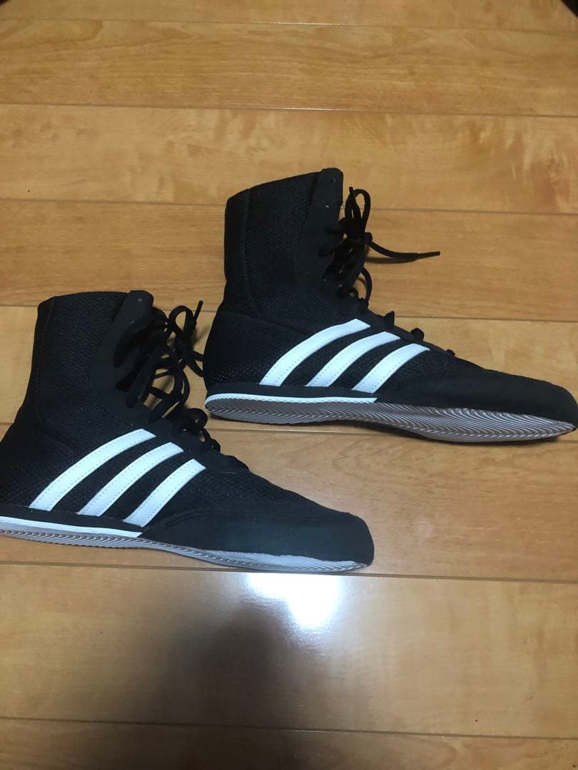 adidas ボクシングシューズ 黒/白