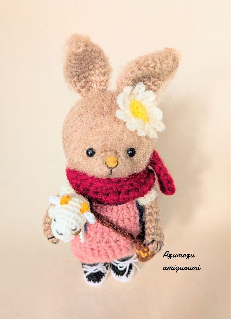 は*な様 あみぐるみ★うさぎ★ヤギ★ハンドメイド