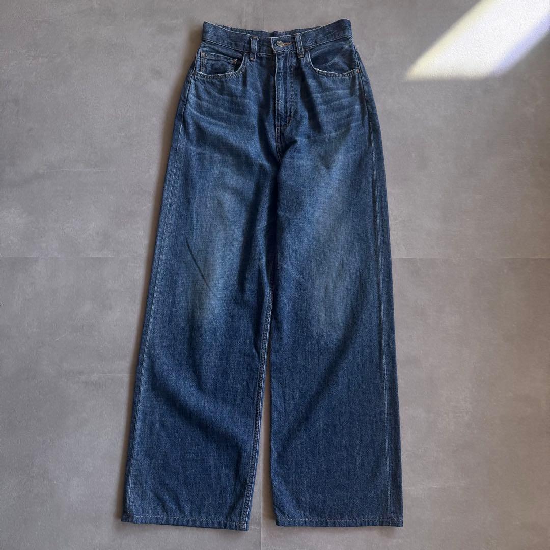 【2024✨️】RH オーガニックコットン　デニムパンツ　ダメージ加工　ブルー